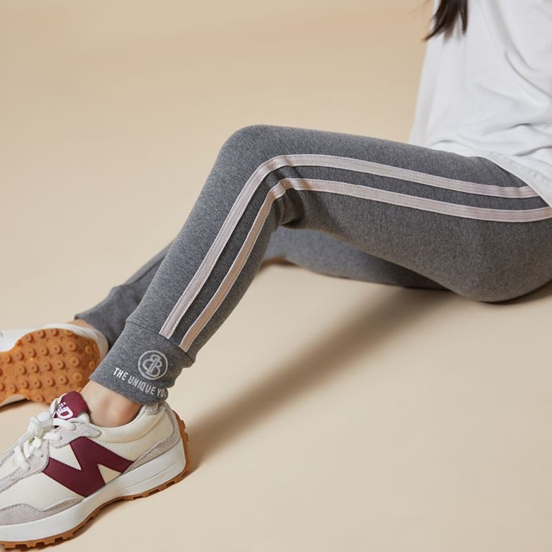 Girls Leggings Outer Wear Spring And Autumn Sports Pants Children's Pants Girls Style Medium And Large Children's Small Feet Pants Plus Velvet And Thickened