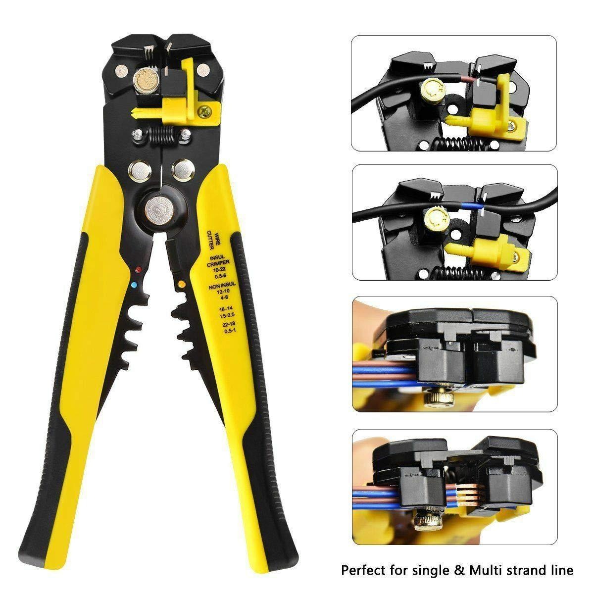 5 In1 Multi-function Wire Stripping Pliers Automatic Wire Stripping Pliers Shears Crimping Pliers Crimping Pliers Disassembly Tools Special Price