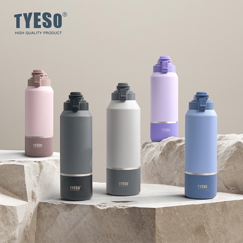 Tyeso Taishuo Ulated Cup Large Capacity Outdoor Sports Water Bottle With Handle And Pop-Up Direct Drinking Cup