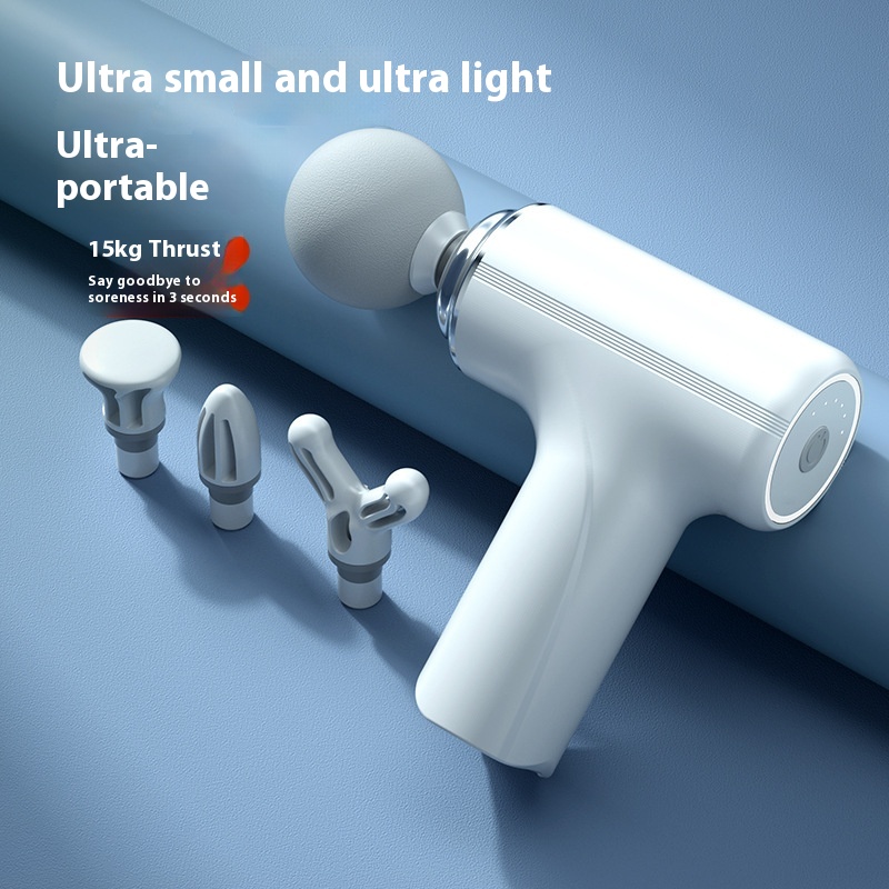 Mini Fascia Gun Smart Electric Fascia Trument Muscle Relaxation Massage Gun Cervical Spine Massage Sports Fascia Gun