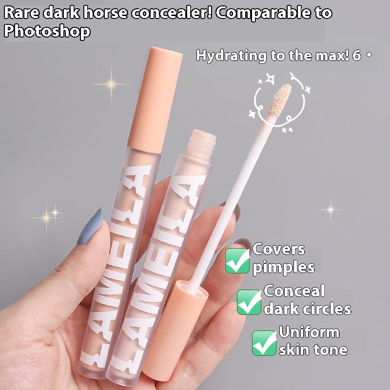 Highlight Brightening Concealer Liquid Foundation Internet Celebrity Kuaishou Douyin Same Concealer To Covers Acne Dark Circles