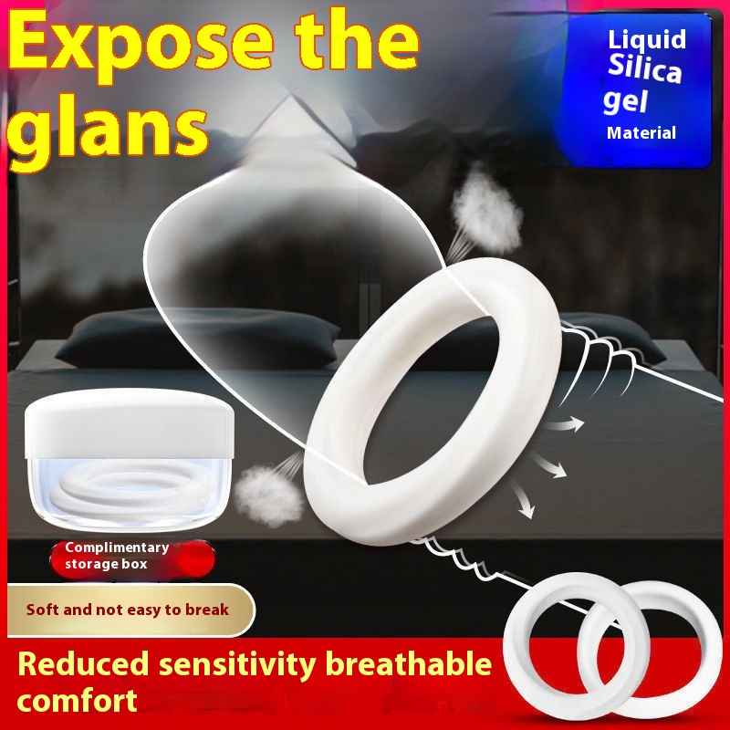 Ji Yu's Product, Foreskin-resisting Ring, Men's Semicircumcision Corrector, Adult Sex Toys