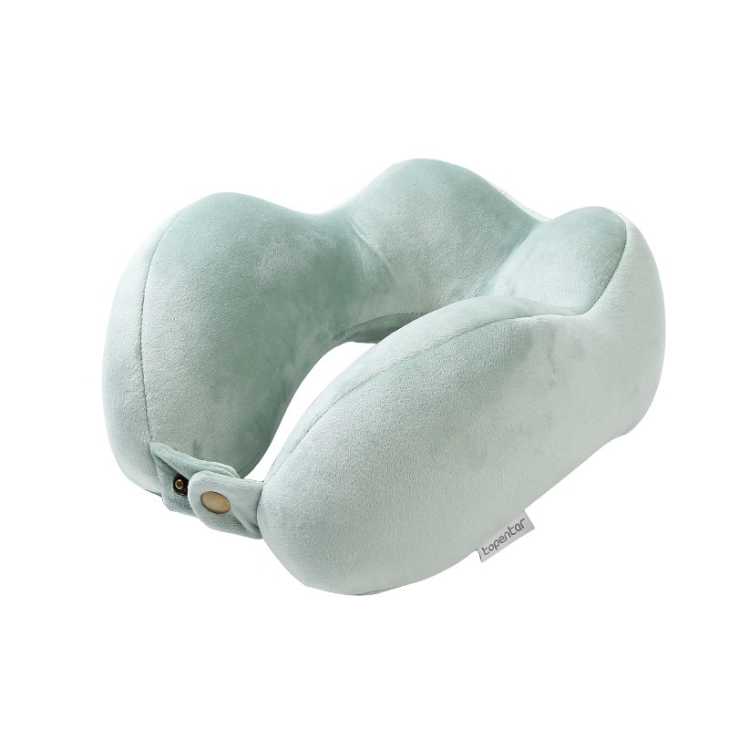 Camel U-shaped Pillow Solid Color Neck Pillow Office Nap Pillow Travel Portable Neck Pillow