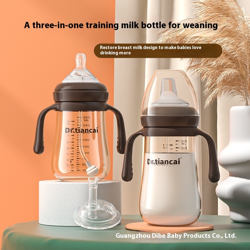Dr.tiancai Nano Silver Wide Caliber PP Feeding Bottle One Bottle Three-purpose Maternal And Child Supplies Feeding Bottle Production And Processing