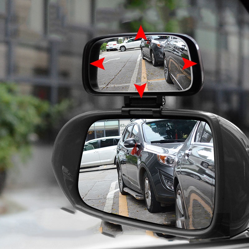 3 R Car Auxiliary Rearview Coach Mirror Curved Large Field Of View Wide-angle Blind Mirror Reflector Reversing Small Round Mirror