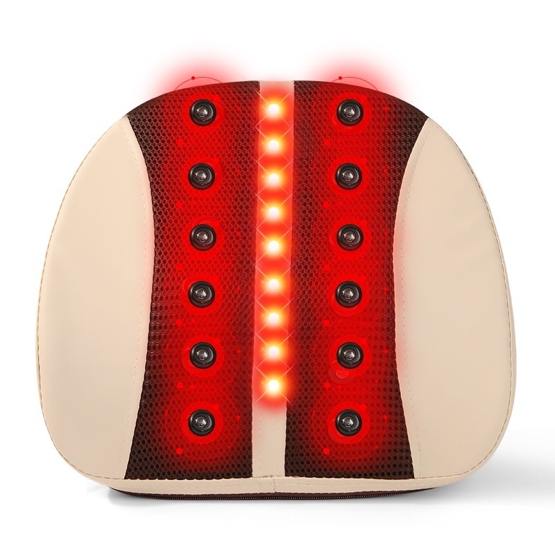Waist Massager Discussion Infrared Lamp Heating Lumbar Spinal Disc Hot Compress Cushion Massager Chair Cushion Straightening Massager Electric Heating