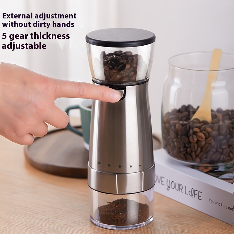 Electric Coffee Grinder Grinder U S B Rechargeable Grinder Fully Automatic Household Grinder Small Grinder