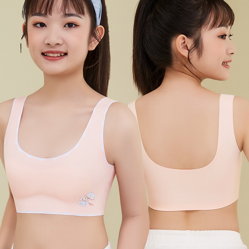 Junior High School Students' Development Period Girls' Bras, Summer Underwear, Primary And Secondary School Girls, Tube Tops, Children's Vests