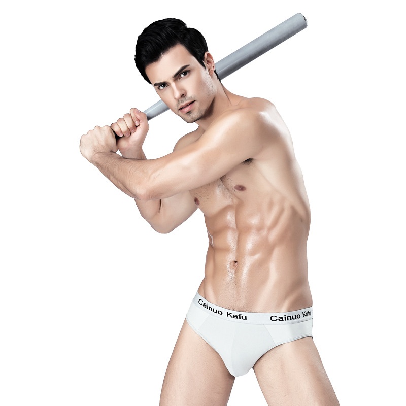 Men's Bag Large Size Milk Silk Briefs Breathable Sexy Men's Underwear Comfortable Shorts Head