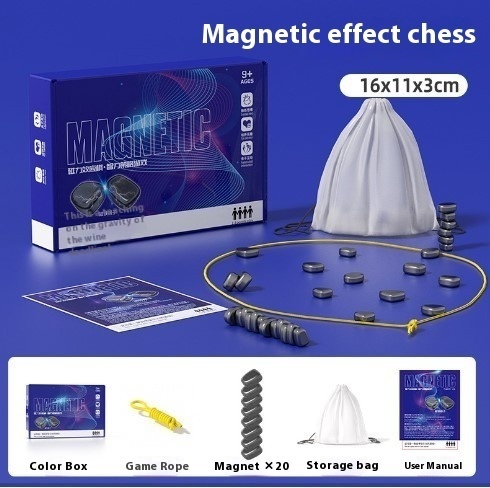 Magnetic Effect Chess Children's Casual Games Interactive Board Games Logical Thinking Magnet Chess Puzzle Toys