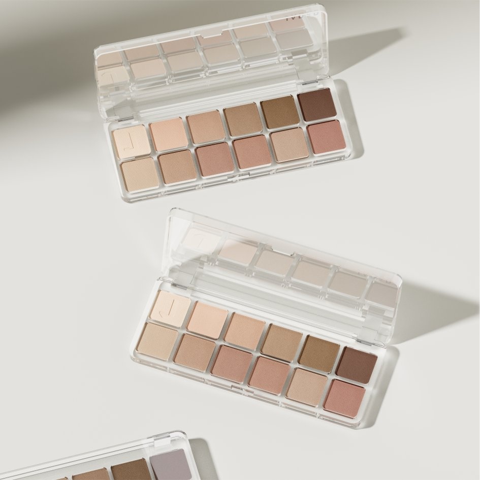 JADED Air Pired Twelve Color Eyeshadow Plate Low Saturation Full Matte Cool Atmosphere Earth Color Pure Desire Eyeshadow