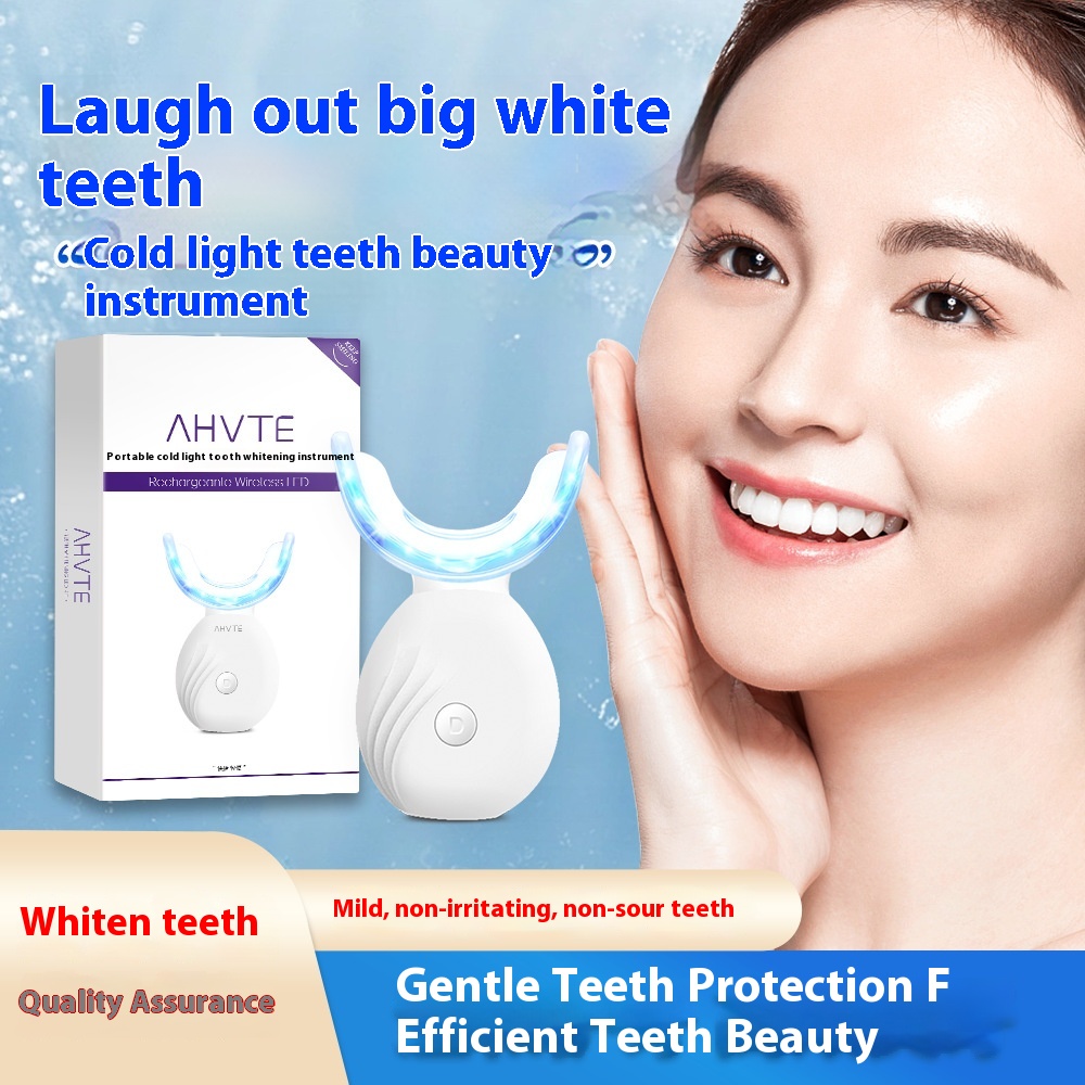 Whitening Toothtrument Official Website Genuine Gel Cold Light Teeth Whiteningtrument Teeth Cleaningtrument White Teeth Artifact To Remove Yellow Blue Light