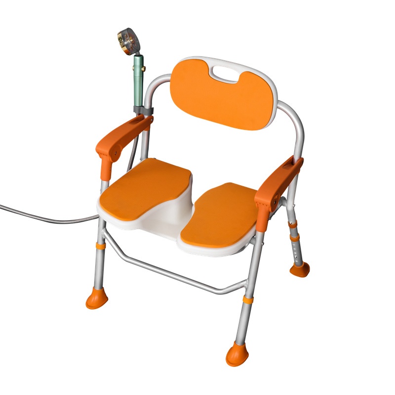 Jile Jia U-shaped Seat Folding Bath Chair Bathroom Bath Chair For The Elderly