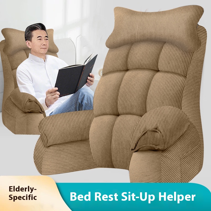 Backrest Artifact For The Elderly Who Lie In Bed For A Long Time, A Complete Collection Of Daily Necessities For The Elderly, Backrest Cushion, Bedside Half-Reclining Large Backrest