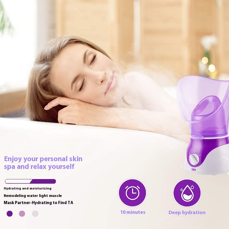 Face Steamer Hot And Cold Double Spray Face Steamer Hot Spray Hydrating Trument Humidifier Face Steam Beauty Trument Sprayer Hydrating