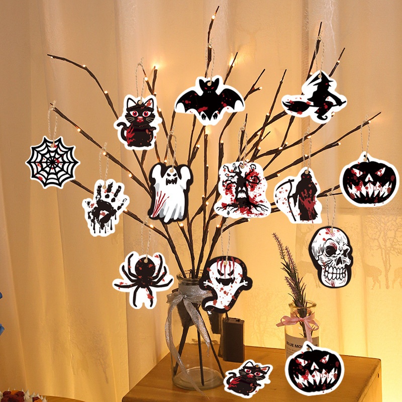Halloween Party Decoration Tags-Bat Hanging Decorations For Halloween Festival