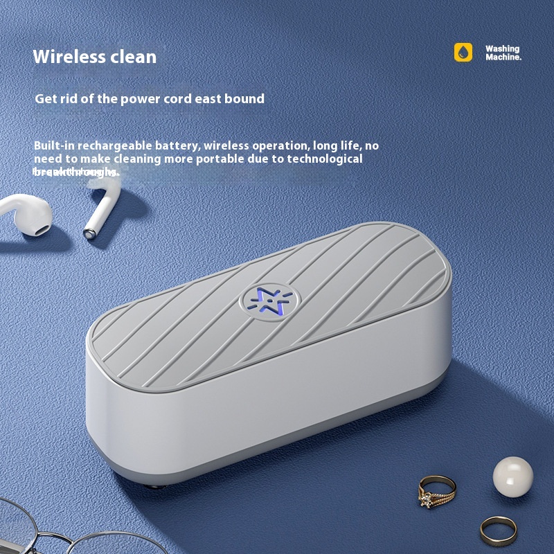 High Frequency Glasses Cleaning Machine Cleaning Braces Multifunctional Cleaningtrument Silver Jewelry Glasses Purple Light Automatic Cleaning Machine