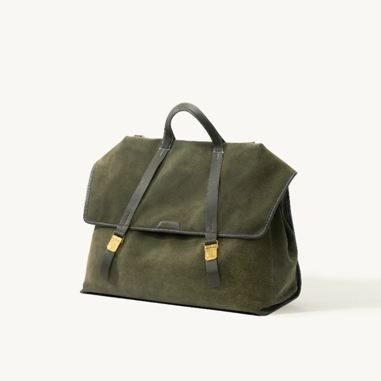 Songmont Hillside Songshan Travel Briefcase Gender Free Retro Suede Crossbody Backpack 24 Winter