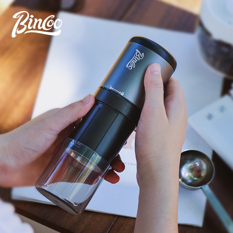 Bincoo Coffee Bean Grinder C N C420 Steel Core Electric Bean Grinder U S B Charging Small Automatic Grinder