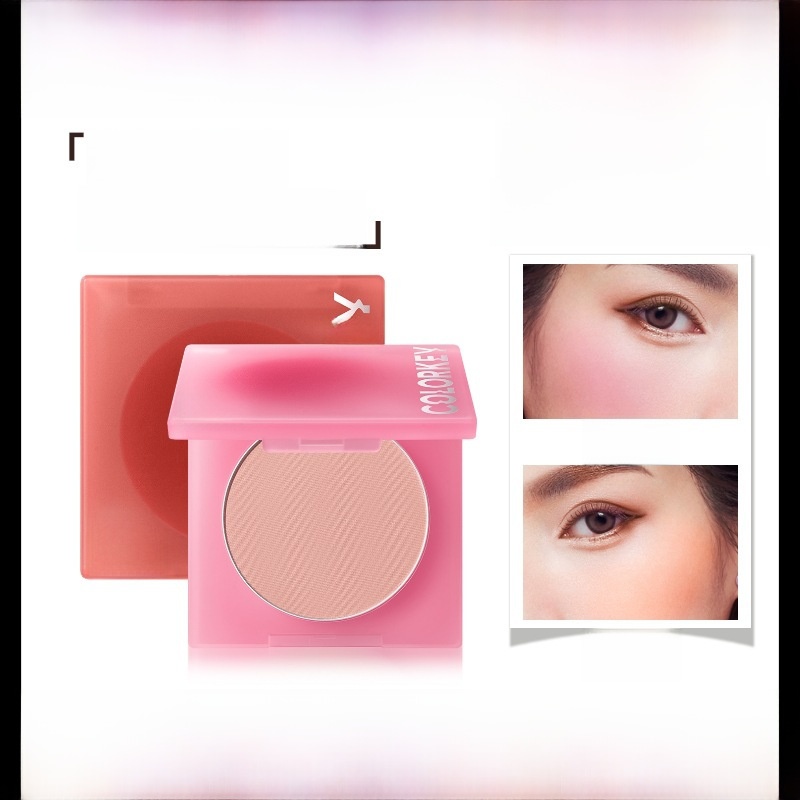 Colorkey Kelaqi Blush Monochrome Air Blush Repair Plate Single Chin Female High Disc Natural Long-lasting Nude Color