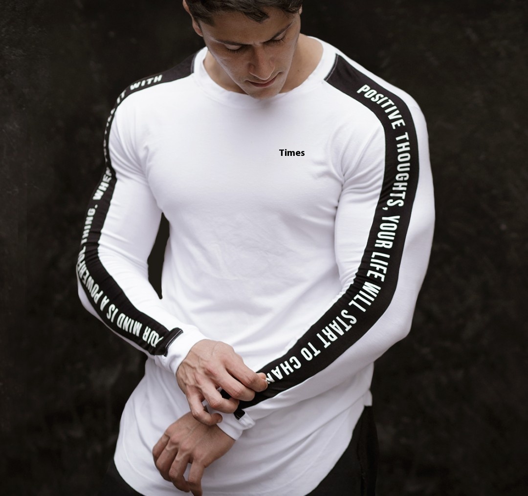 Autumn T-shirt Long-sleeved Training Suit Sports Running Gym Sweat-wicking Quick-drying Clothes Long-sleeved Shirt