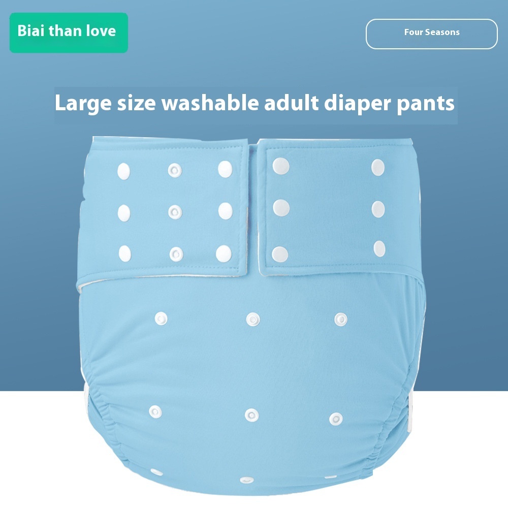 Adult Plus Size Washable Cloth Diapers For The Elderly With Incontinence Washable Underwear Diaper Pocket Waterproof Diaper Pants