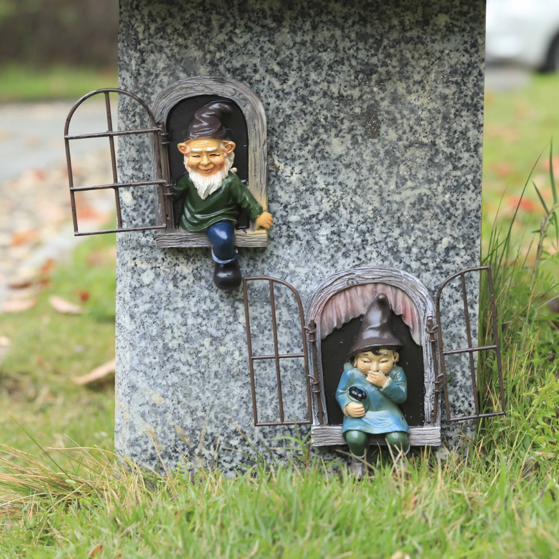 Garden Dwarf Window Dwarf Courtyard Ornaments Creative Micro Landscape Sculpture Crafts Art Ornaments