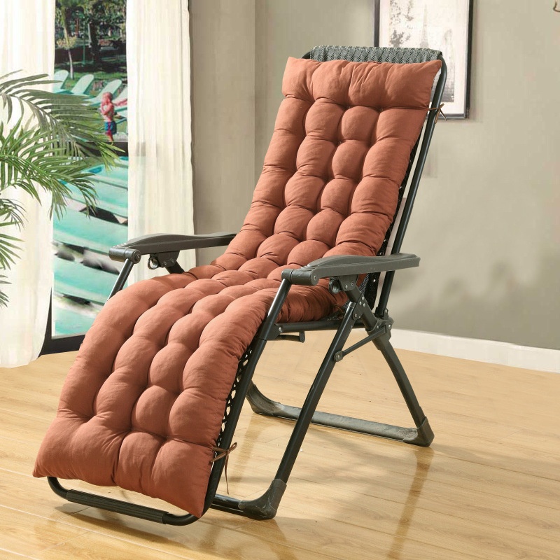 SThickened Tatami Double-sided Sanded Solid Color Recliner Cushion Bay Window Rocking Chair Cushion
