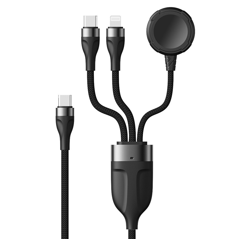 Magnetic Watch Charger Portable Multifunctional Three-wire In One Multiple Interface Digital Wireless Charger