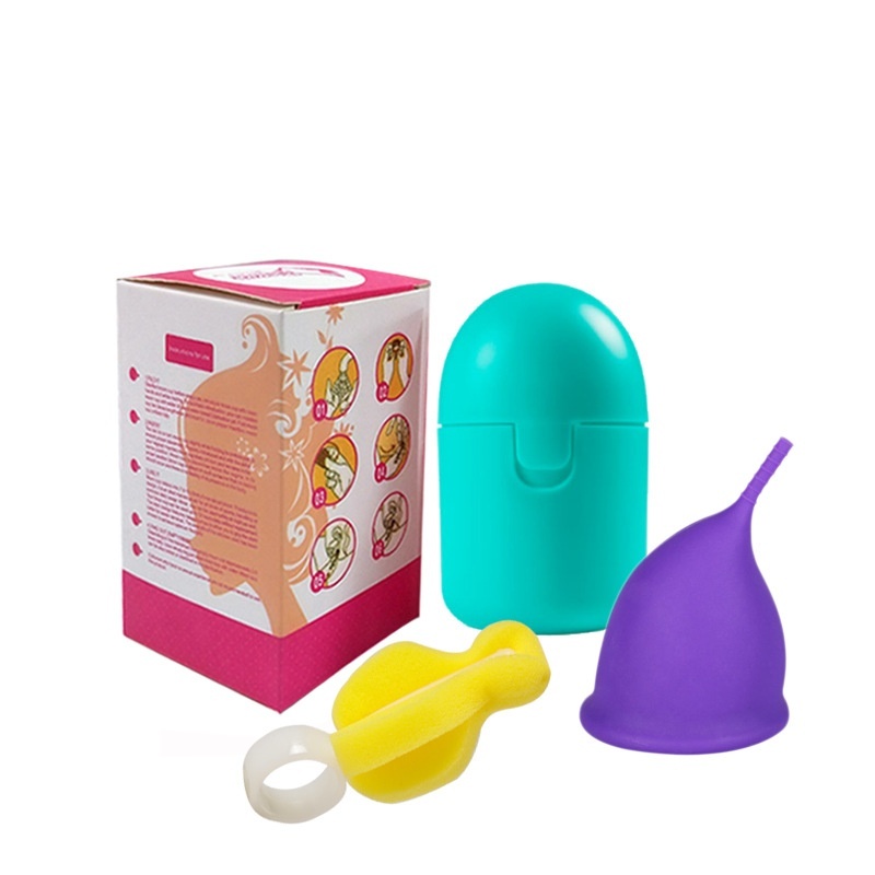 Stock Stomach-shaped Silicone Menstrual Cup Can Be Sterilized At High Temperature Menstrual Cup Storage Box Menstrual Period Aunt Cup