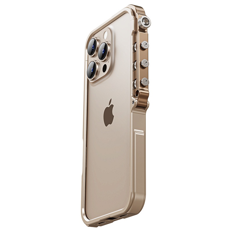 Applicable Aluminum Alloy Frame Phone Case For Apple IPhone 17 Pro, Metal Anti-Drop Protective Cover For 16 Pro Max