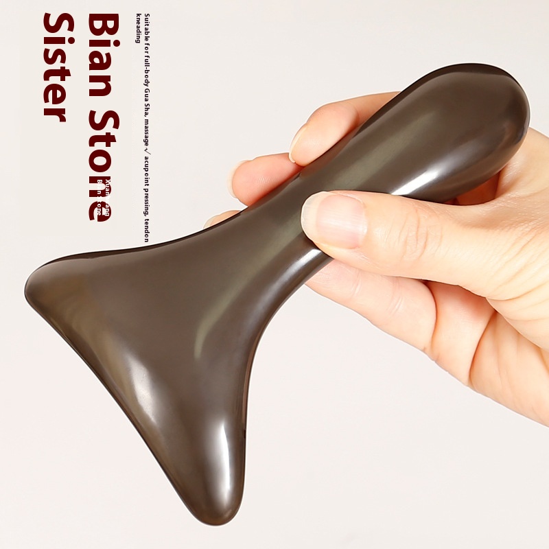 Stone Needle Scraping Plate Genuine Goods Massage Tool Neck Scraping Neck Leg Back Cervical Special Shoulder Neck Scraping Plate Shovel