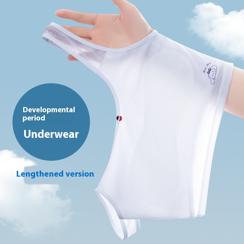 Girls' Underwear Development Period Primary School Students Summer Thin Breathable Junior High School Students12 Years Old Girls Bra Children's Vest