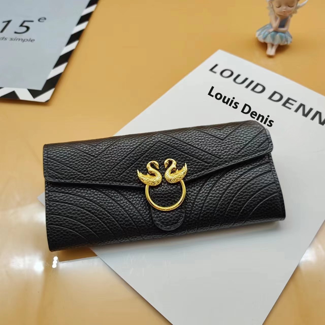 Women's Wallet Fashion Simple Women's Pu Long Wallet Wallet Multi-card Card Holder Clutch