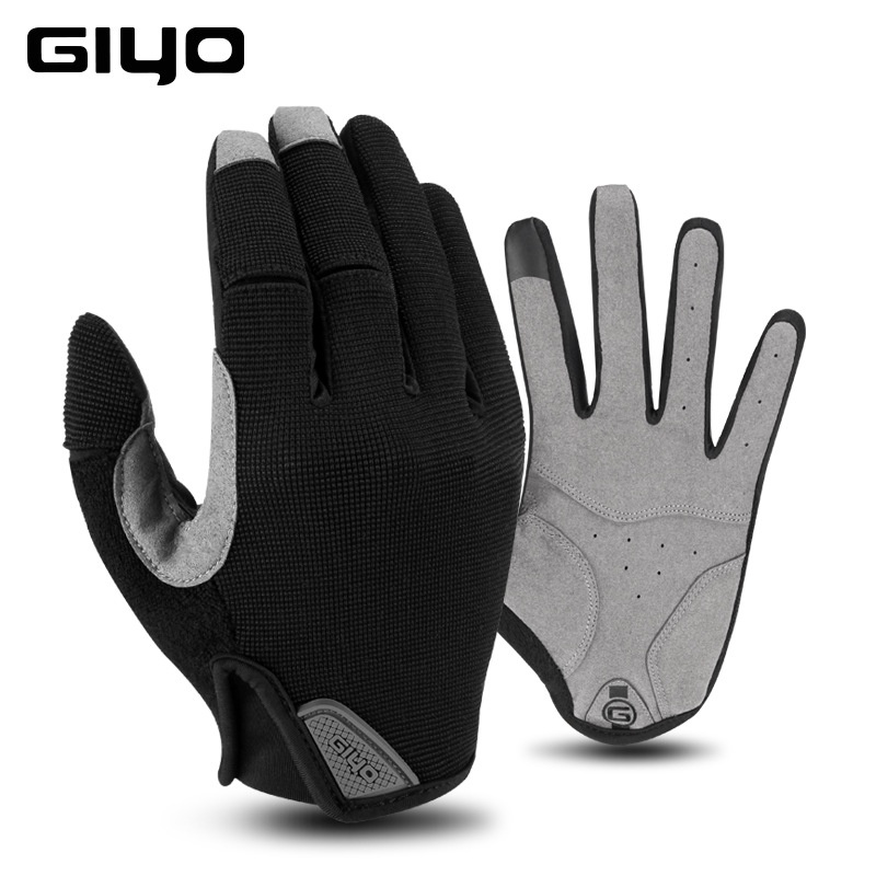 GIYOBicycle Gloves Mountain Bike Touch Screen Gloves Windproof Warm Men And Women Autumn And Winter Gloves S-05 Cycling Supplies