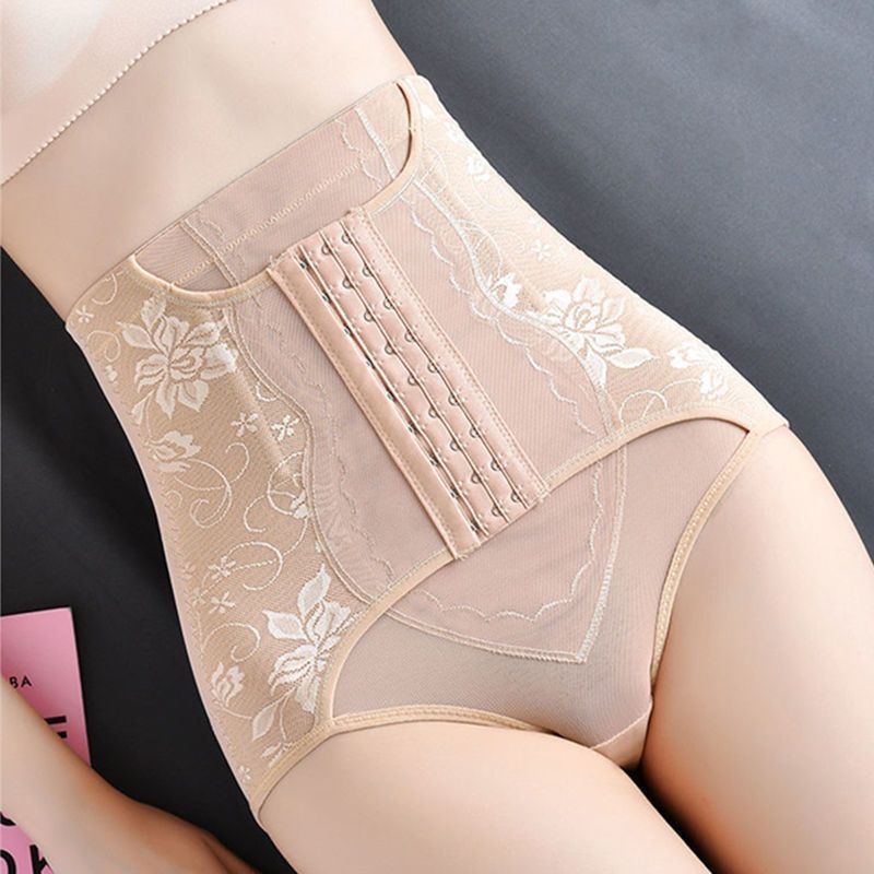 Popular Mid-high Waist Breasted Belly Shaping Pants Women's Summer Thin Pressure Postpartum Belly Shaping Arm Shaping Body Shaping Pants