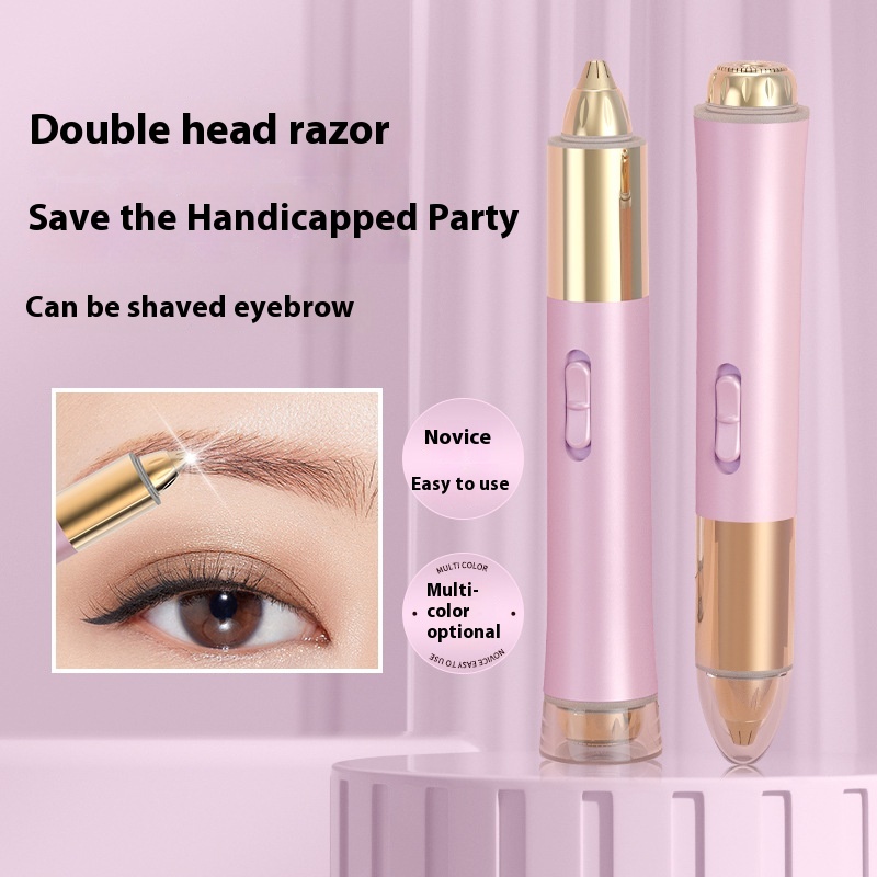 Electric Eyebrow Trimmer For Women And Men Shaving Nose Hair Grooming Tool Rechargeable Automatic Eyebrow Trimmer Vibrato