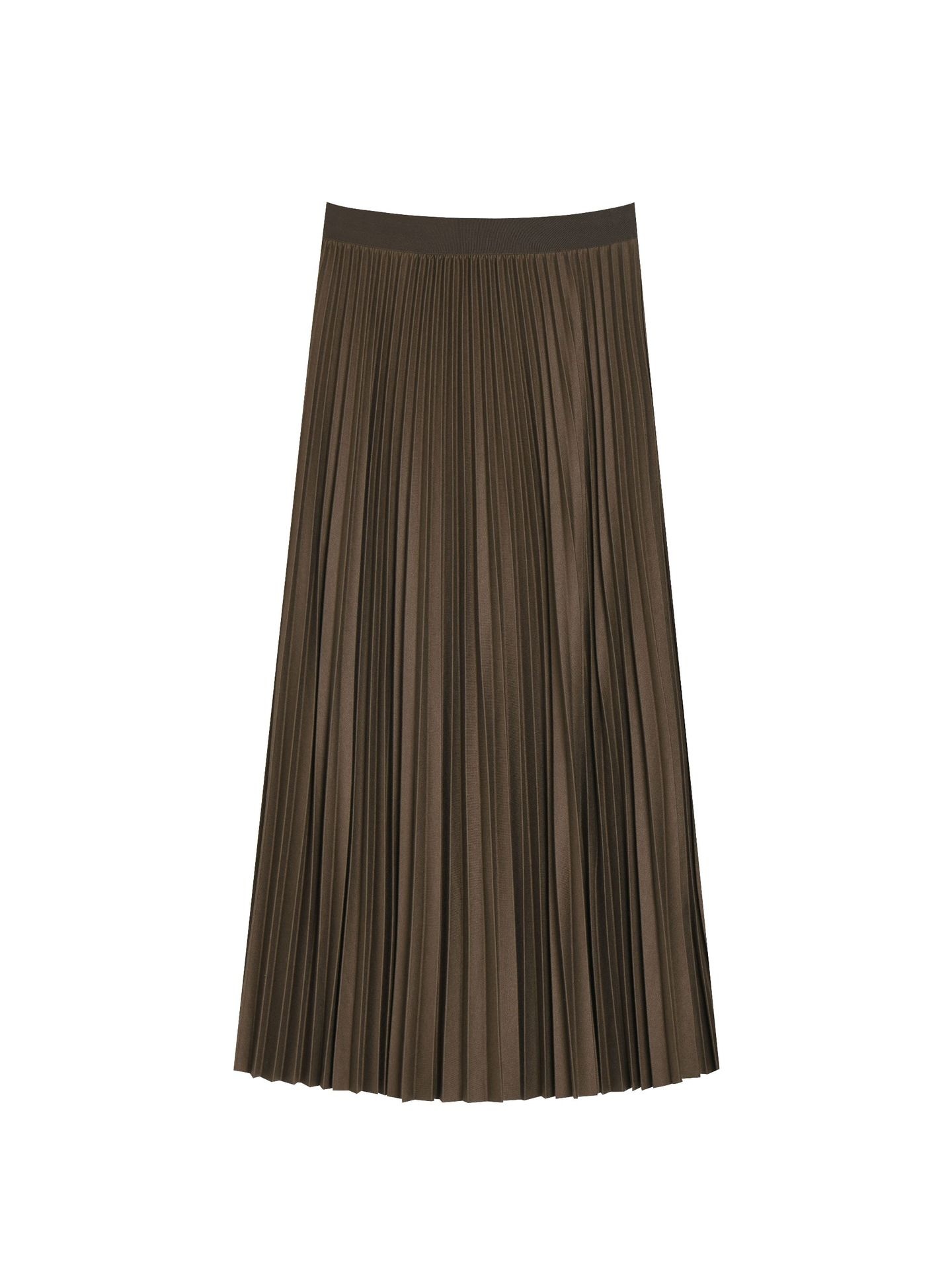 Pleated Midi Skirt
