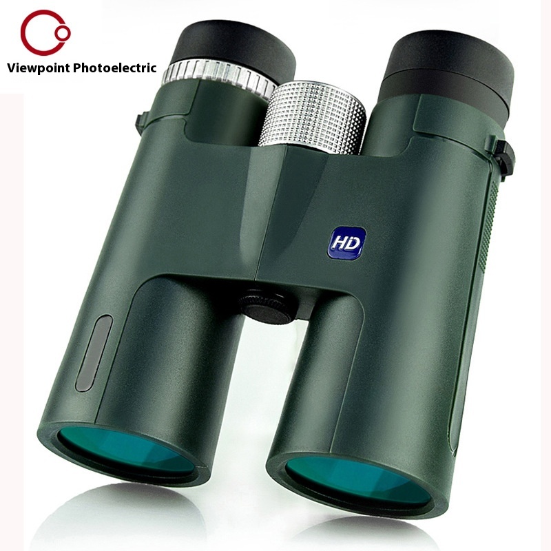 Binoculars12×42 HDHigh Magnification Military Green Outdoor Adult Low Light Night Visions