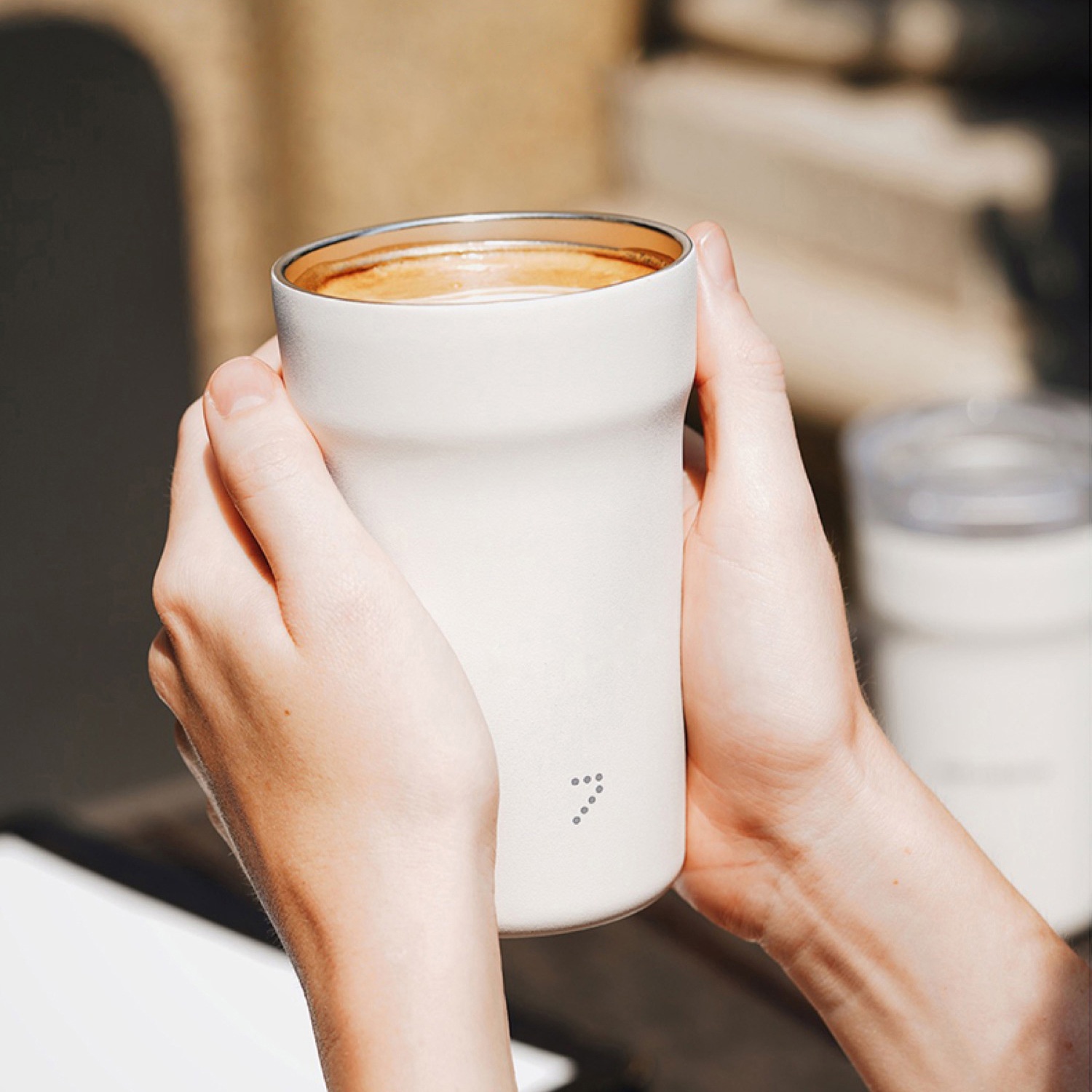 Seventh Power City Travel Cup Coffee Cup Thermos Cup