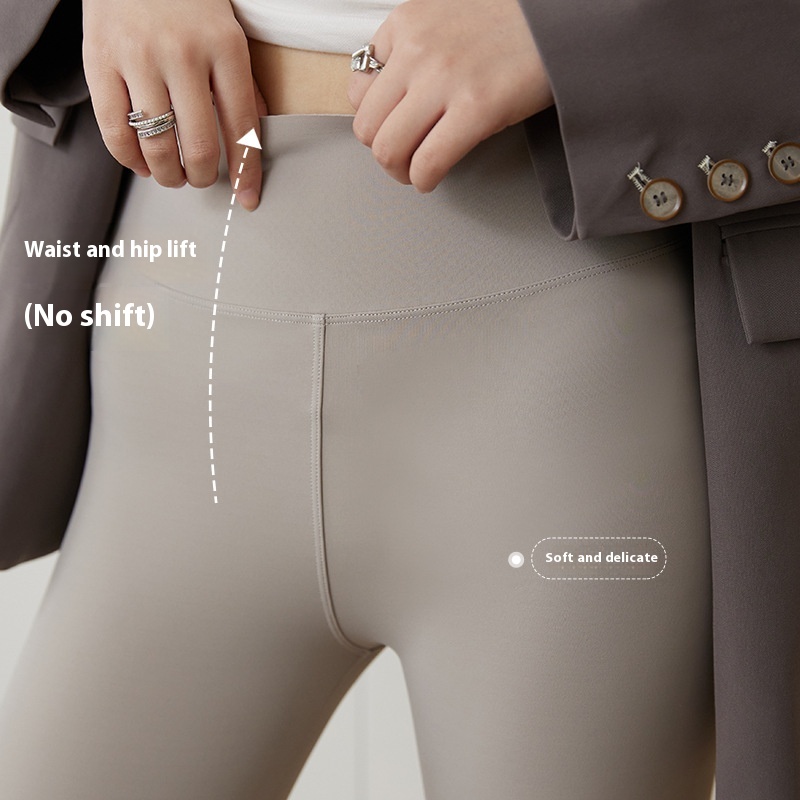 Shark Pants Women's Spring Thin Trousers Tight Slimming High Waist Belly Wear Yoga Pants Casual Barbie Pants