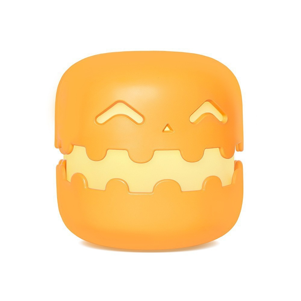 Festival Pumpkin Head Night Light Decorative Atmosphere Pumpkin Night Light Rechargeable Funny Dormitory Lamp Bedside Ornaments