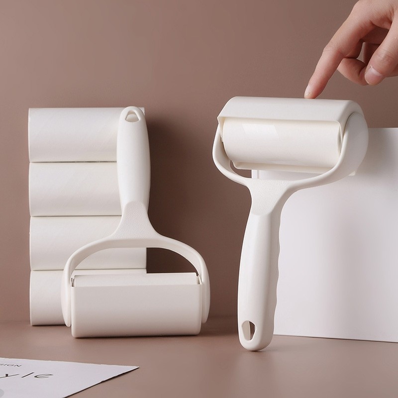 Hair Remover Roller Hair Remover Artifact Roller Brush Roll Paper Tear Paper Replacement Hair Curly Clothes Stain Dust Removal Roller D