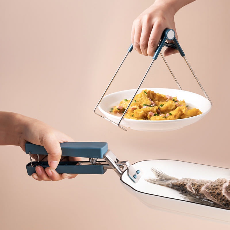 A187 Anti-scalding Clip Plate Grab Bowl Clip Home Kitchen Artifact Steaming Clip Plate Remover Non-slip Steamer Lift