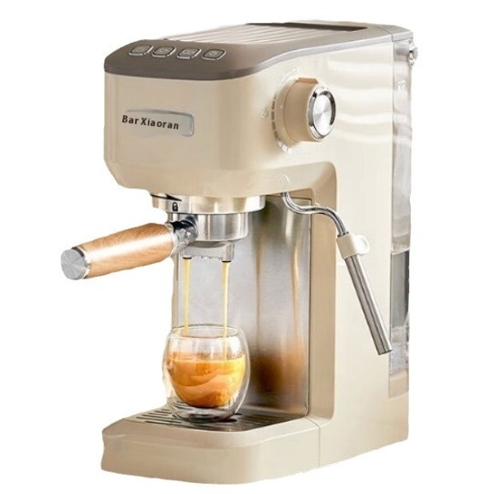 Bear Coffee Machine KFJ-N12V1 Home Italian Semi-automatic Pump Steam High Pressure Extraction Milk Foam 15Bar