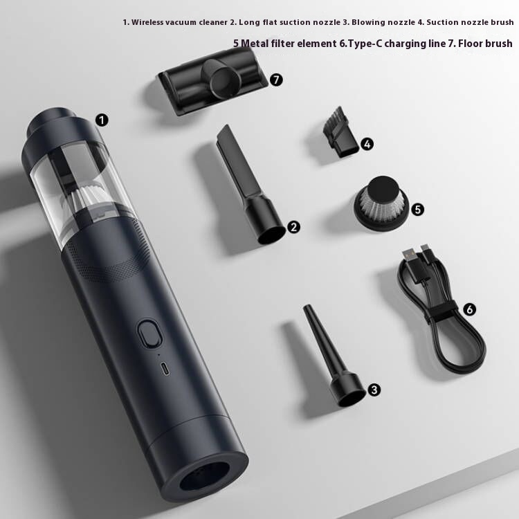 Wireless Handheld Car Brushless Vacuum Cleaner With Large Suction Power,Small Blowing And Suction Machine For Car Use