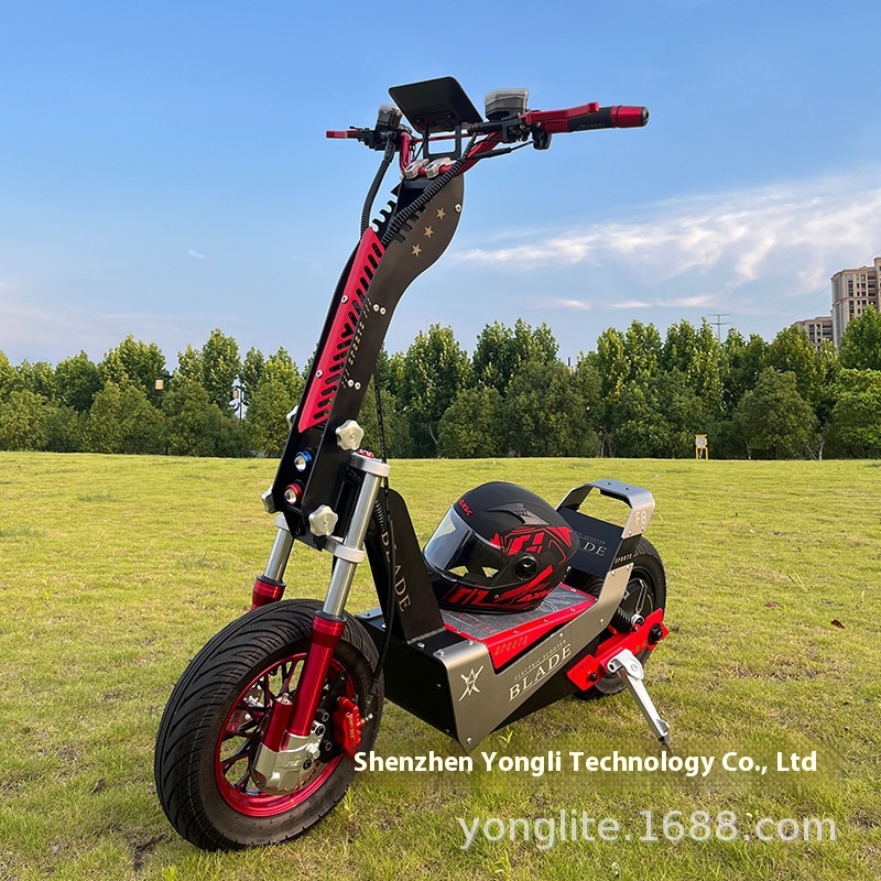 72 V4000 Watt Ultra-high Power Off-road Electric Scooter Adult Folding Lithium Battery Electric Scooter