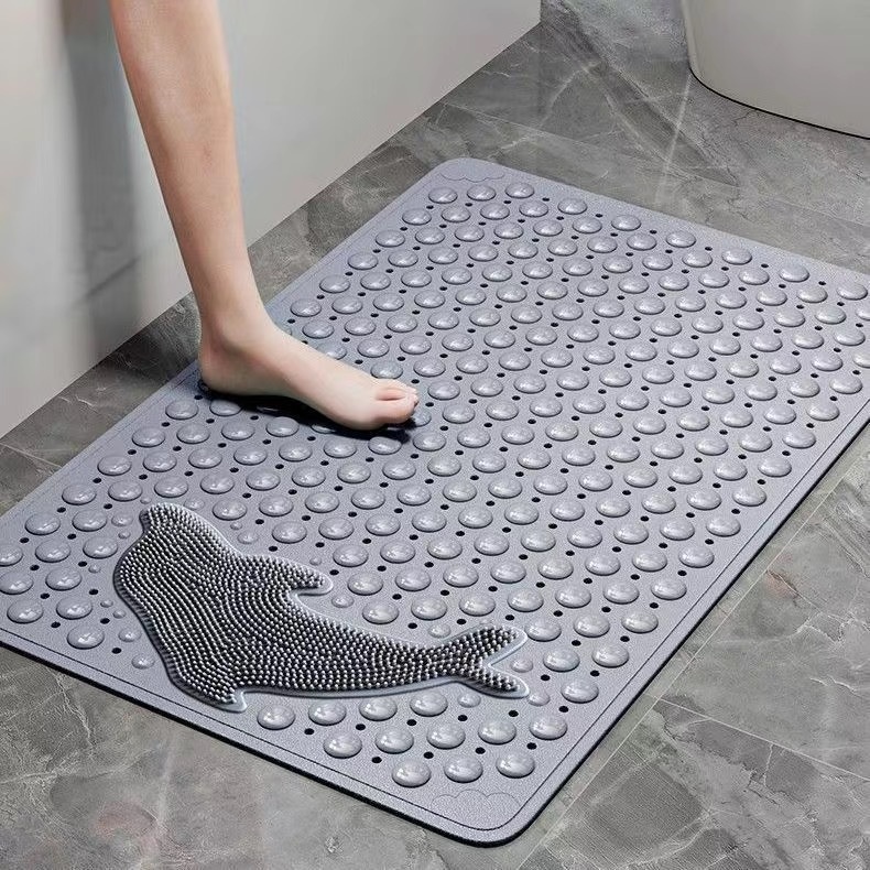 Special Anti-Slip Mat For Bathroom, Shower Room For The Elderly, Bathing, Pregnant Women, Anti-Fall, Waterproof Suction Cup, Massage Foot Rub, Small Foot Mat