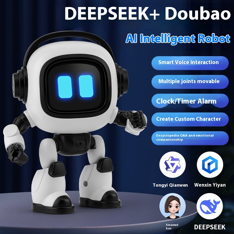 Interactive Ai Dialogue Intelligent Robot Chatgpt Doubao Dialogue Companion Chat Enlightenment Kidsren's Desktop Toy