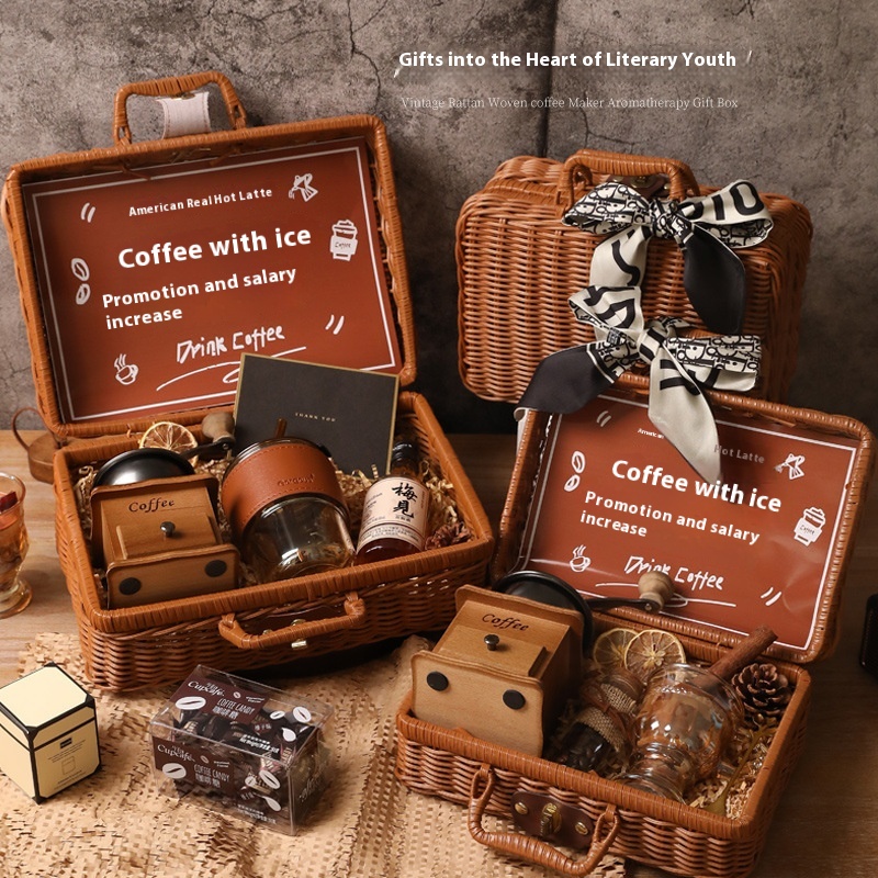 Birthday Gift For Boys,High-end Gift For Boyfriend,Creative And Practical Teacher's Day Coffee Machine Gift Box
